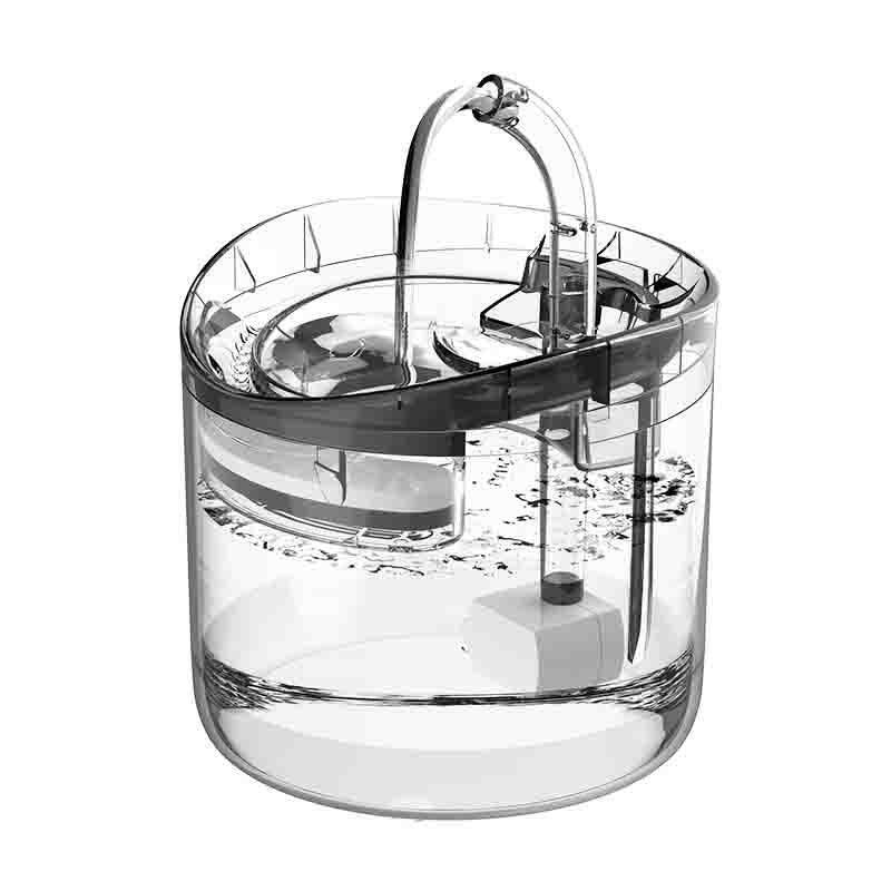 Automatic water purification device for dogs