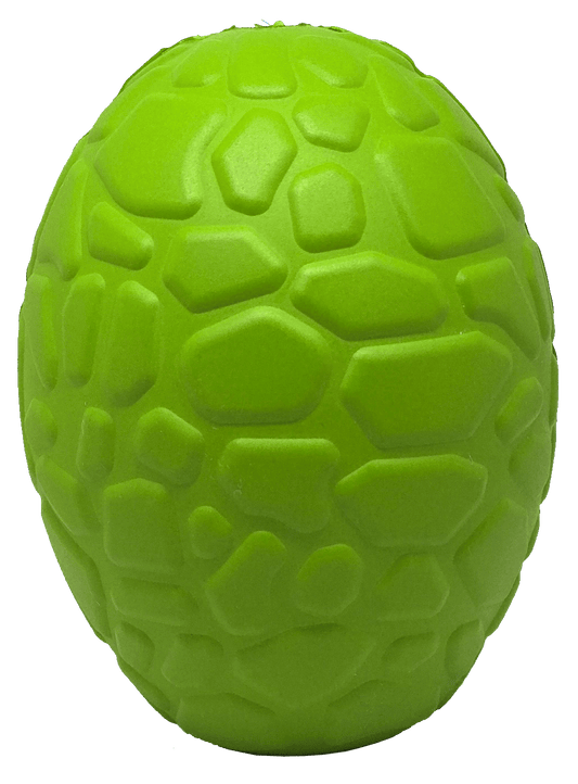 Durable Chew Toy & Treat Dispenser - Dinosaur Egg for Power Chewers